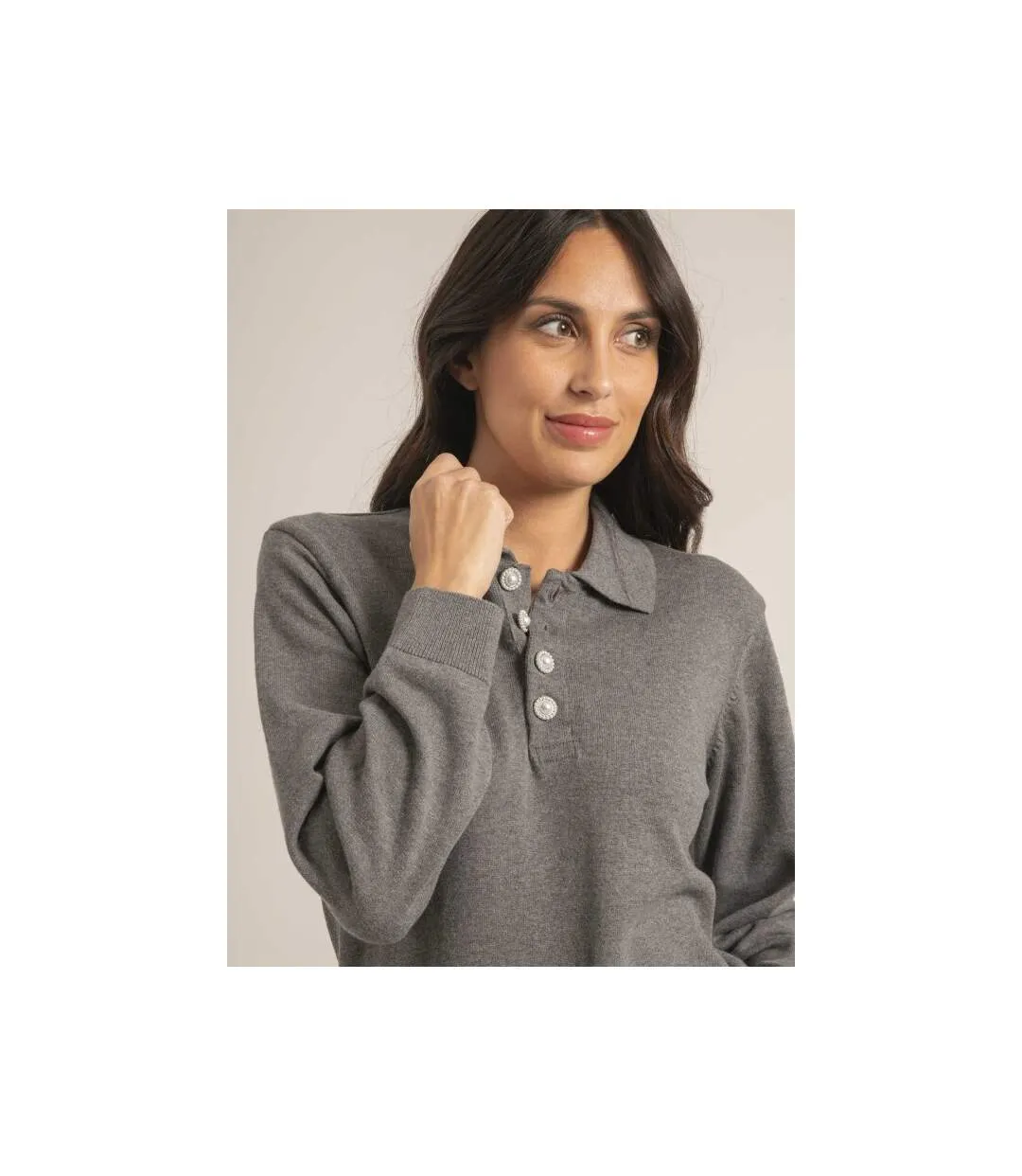 Pull fin col polo KONOR - Dona X Lisa