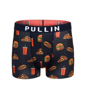 PULL IN Boxer Homme Microfibre WIFI Noir