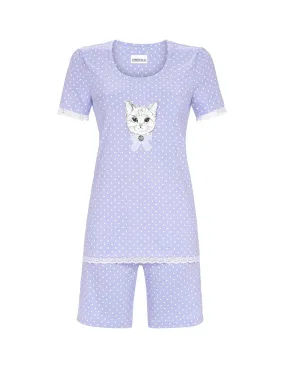 Pyjashort imprimé "petit chat"