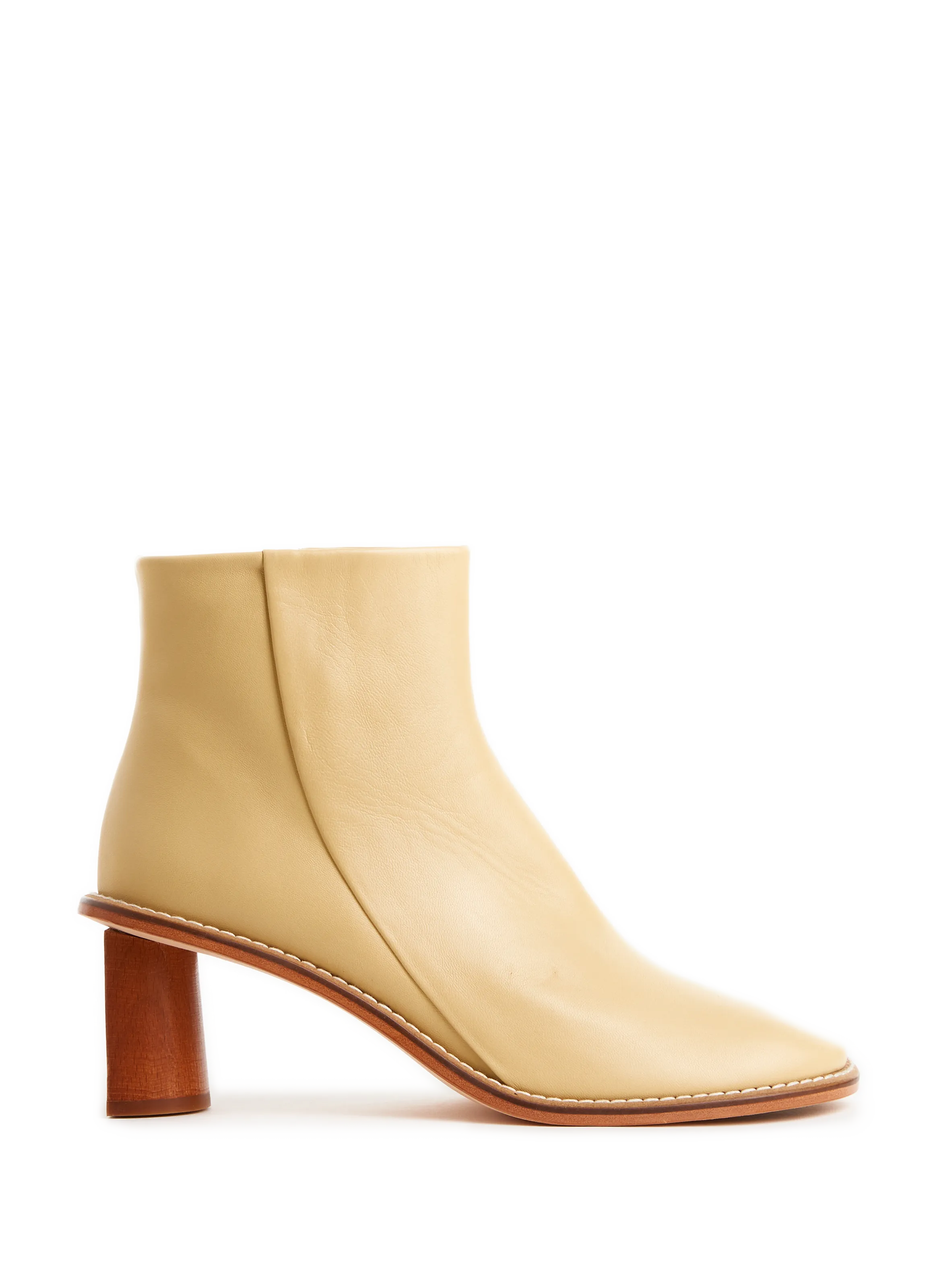 REJINA PYO  Bottines Edith en cuir nappa - Beige