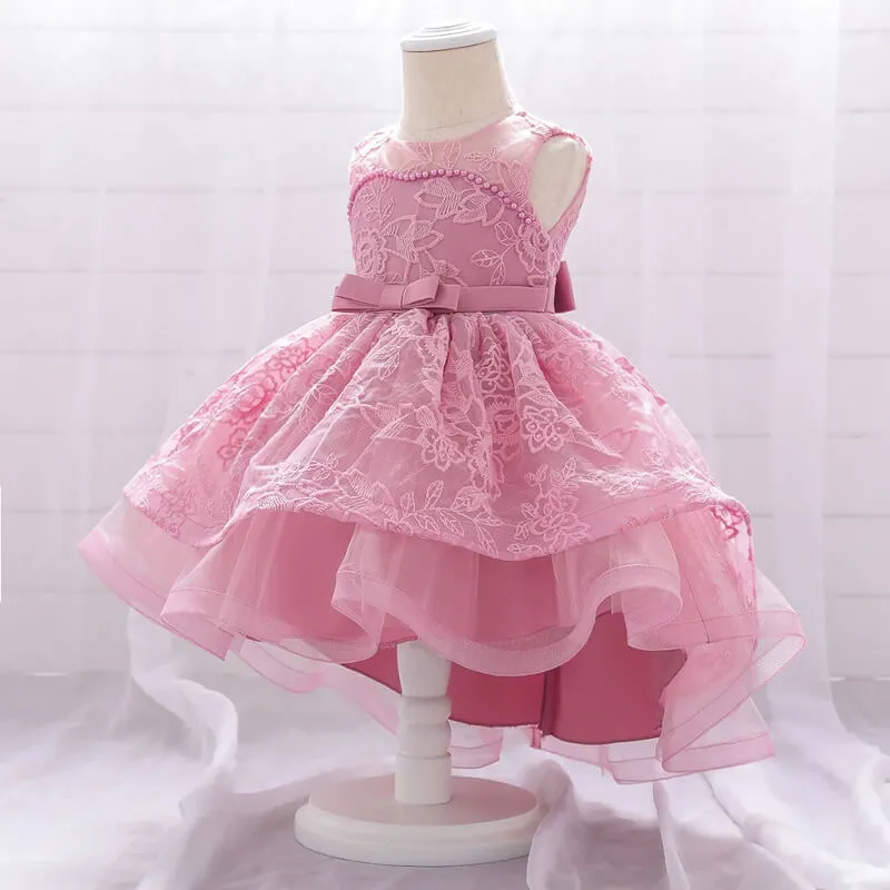 Robe Bébé Mariage Rose