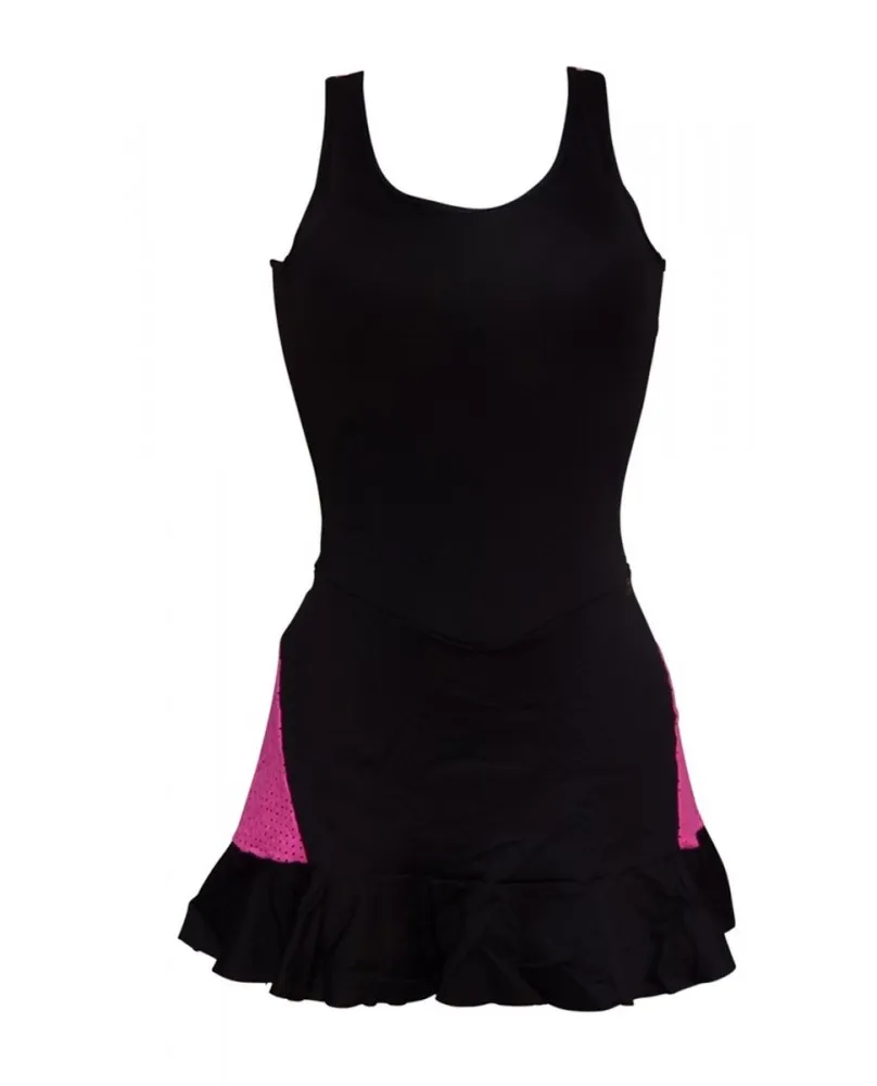 Robe Short Danse Now Noir Rose - Caju Brasil