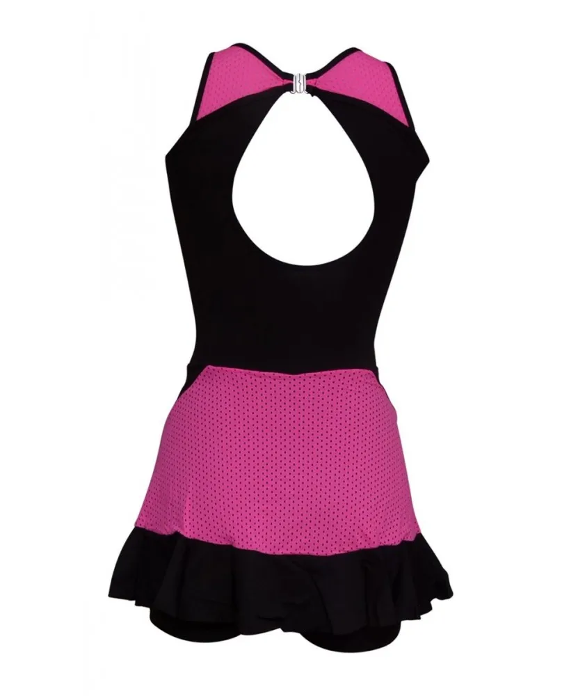 Robe Short Danse Now Noir Rose - Caju Brasil