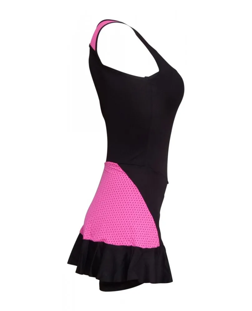 Robe Short Danse Now Noir Rose - Caju Brasil