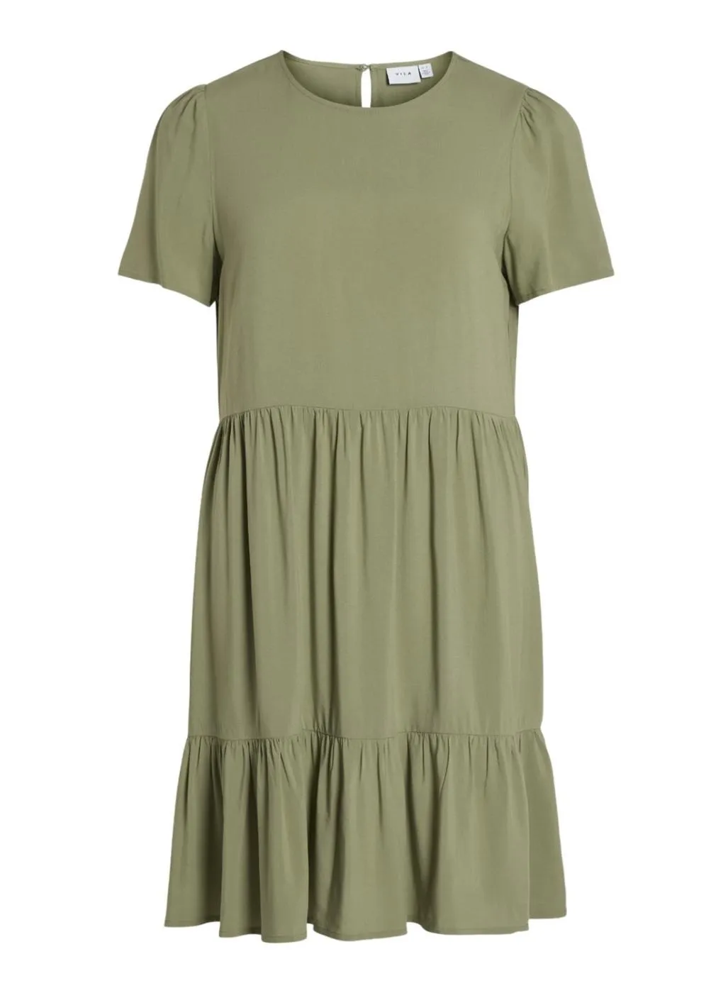 Robe Vila Vipaya verte pour femme