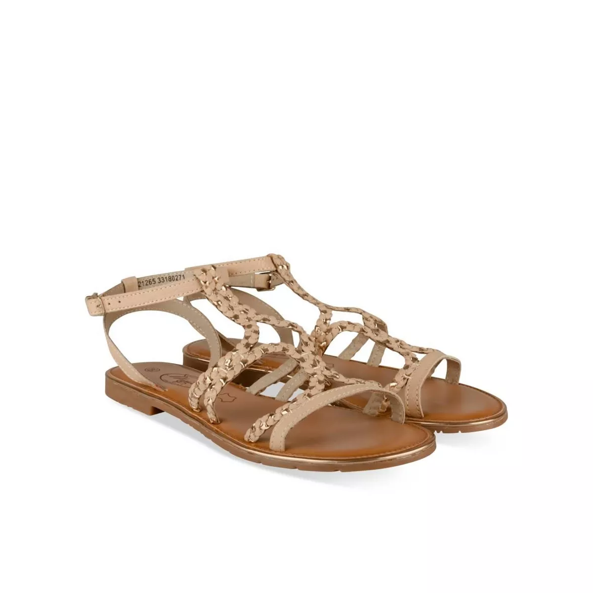 Sandales BEIGE MEGIS CASUAL