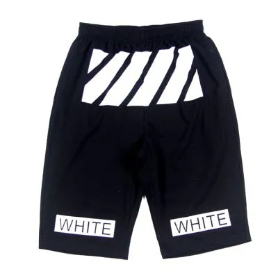 Short Basket Hip Hop Coton Large Plug Insomniac Noir et Blanc