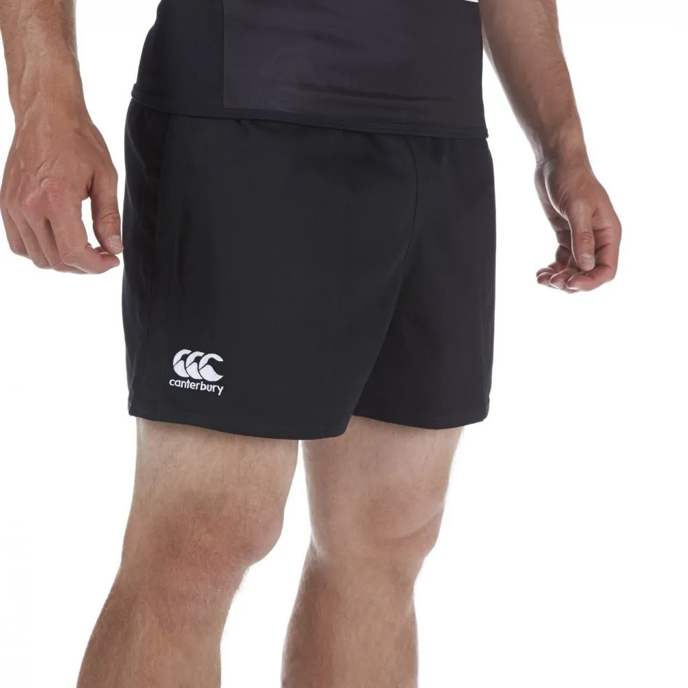 Short Canterbury à poches Professionnal noir - Boutique Ô Rugby