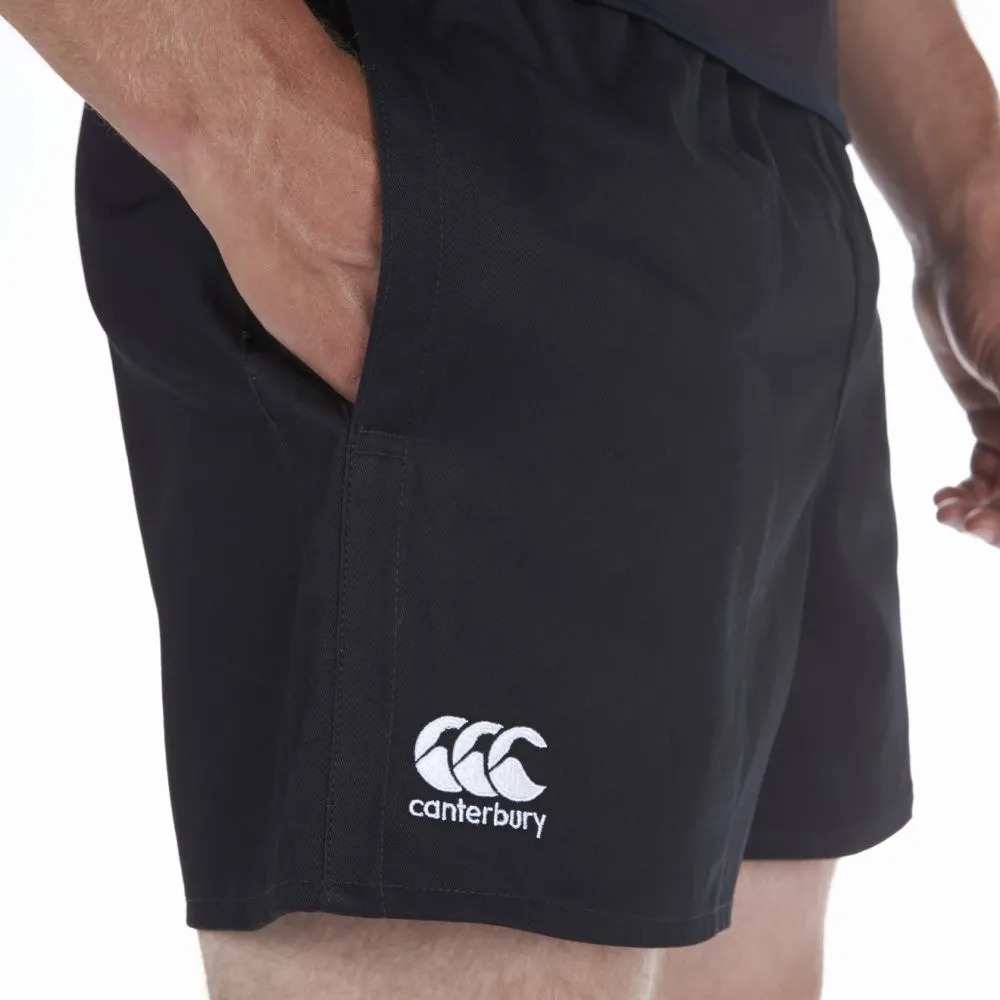 Short Canterbury à poches Professionnal noir - Boutique Ô Rugby