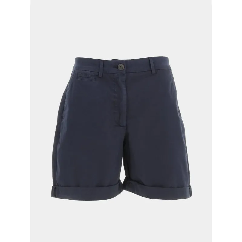 Short chino co blend bleu marine femme - Tommy Hilfiger | wimod