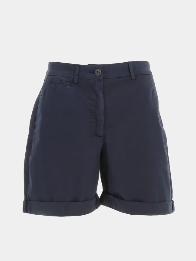 Short chino co blend bleu marine femme - Tommy Hilfiger | wimod