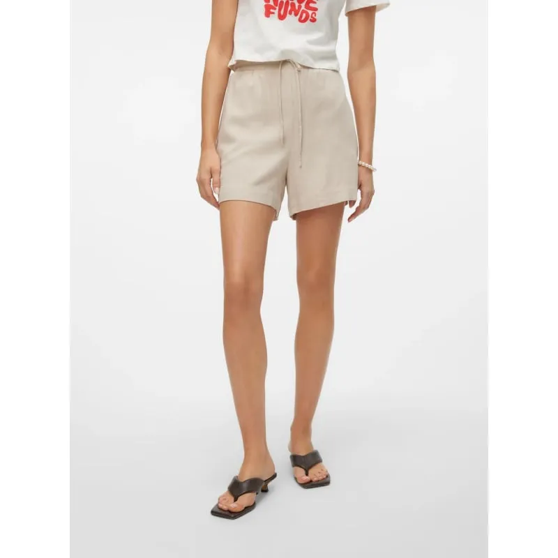 Short chino co blend bleu marine femme - Tommy Hilfiger | wimod