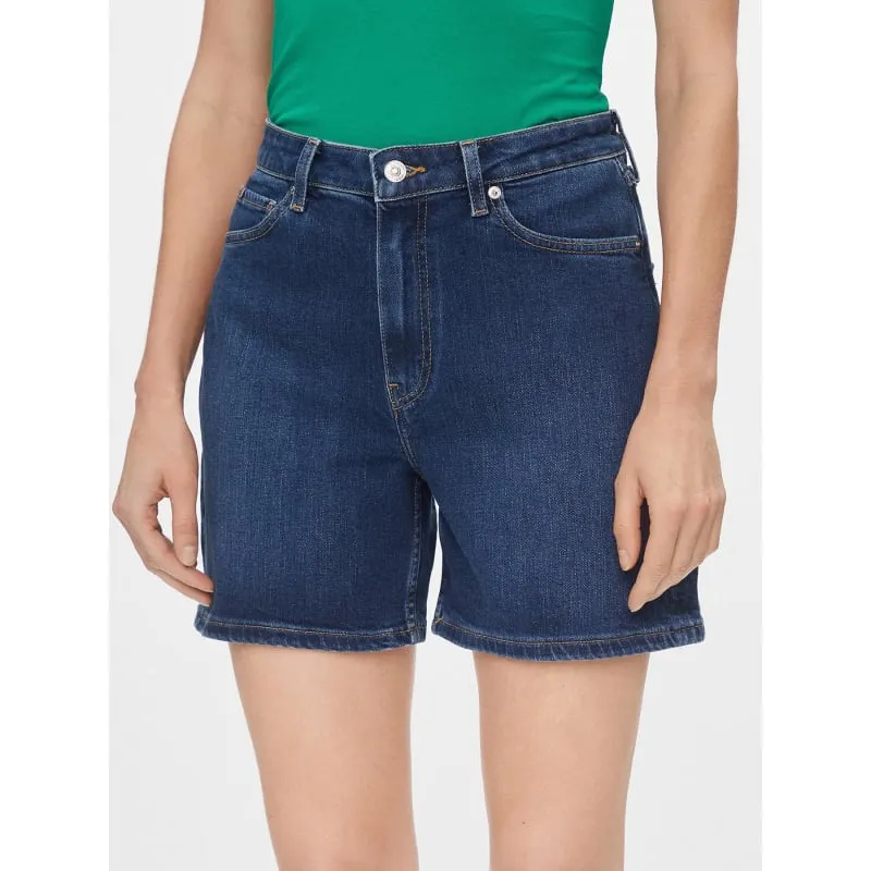 Short chino co blend bleu marine femme - Tommy Hilfiger | wimod