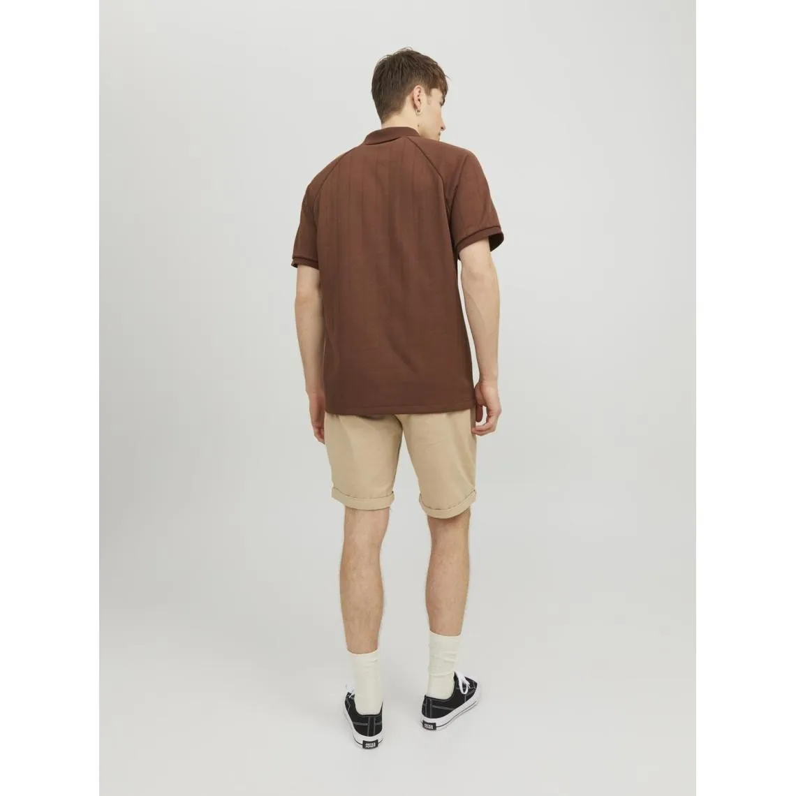 Short chino homme sable en coton | 3 Suisses