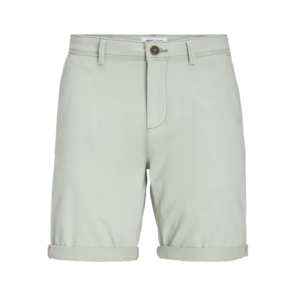 Short chino homme vert d'eau en coton | 3 Suisses