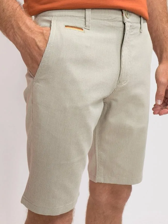 Short chino strié becool beige homme - Benson & Cherry | wimod