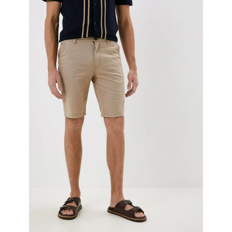 Short chino strié becool beige homme - Benson & Cherry | wimod