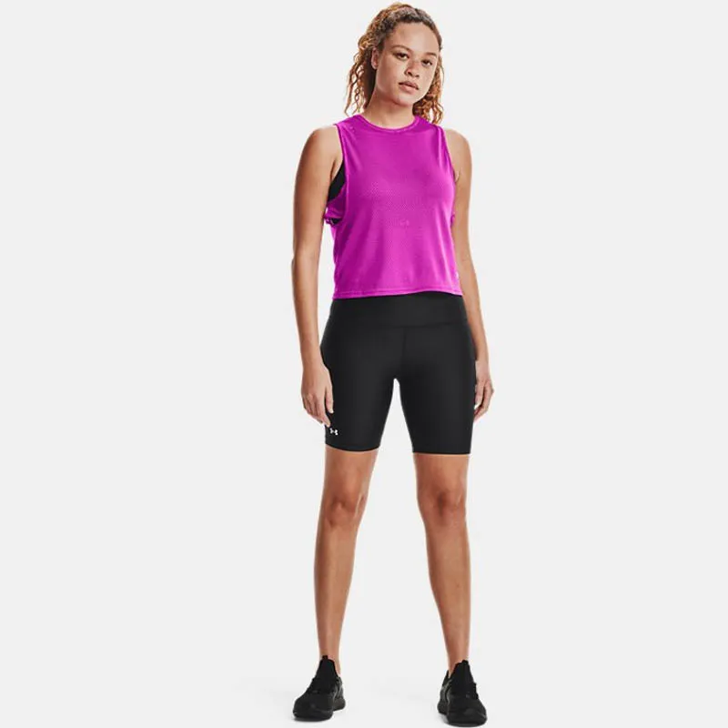 Short cycliste femme Under Armour Heatgear Armour - Noir/Blanc