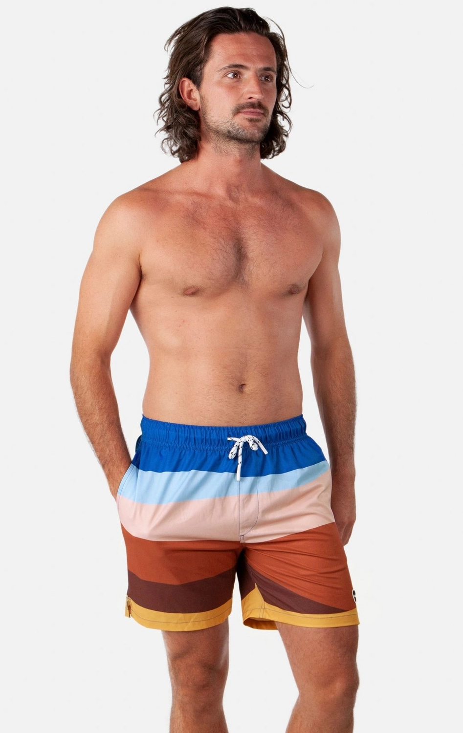 Short de Bain Barts Men Mirro Shorts Terra