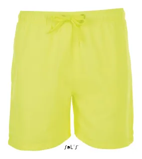 Short de bain Homme - 01689  jaune fluo 