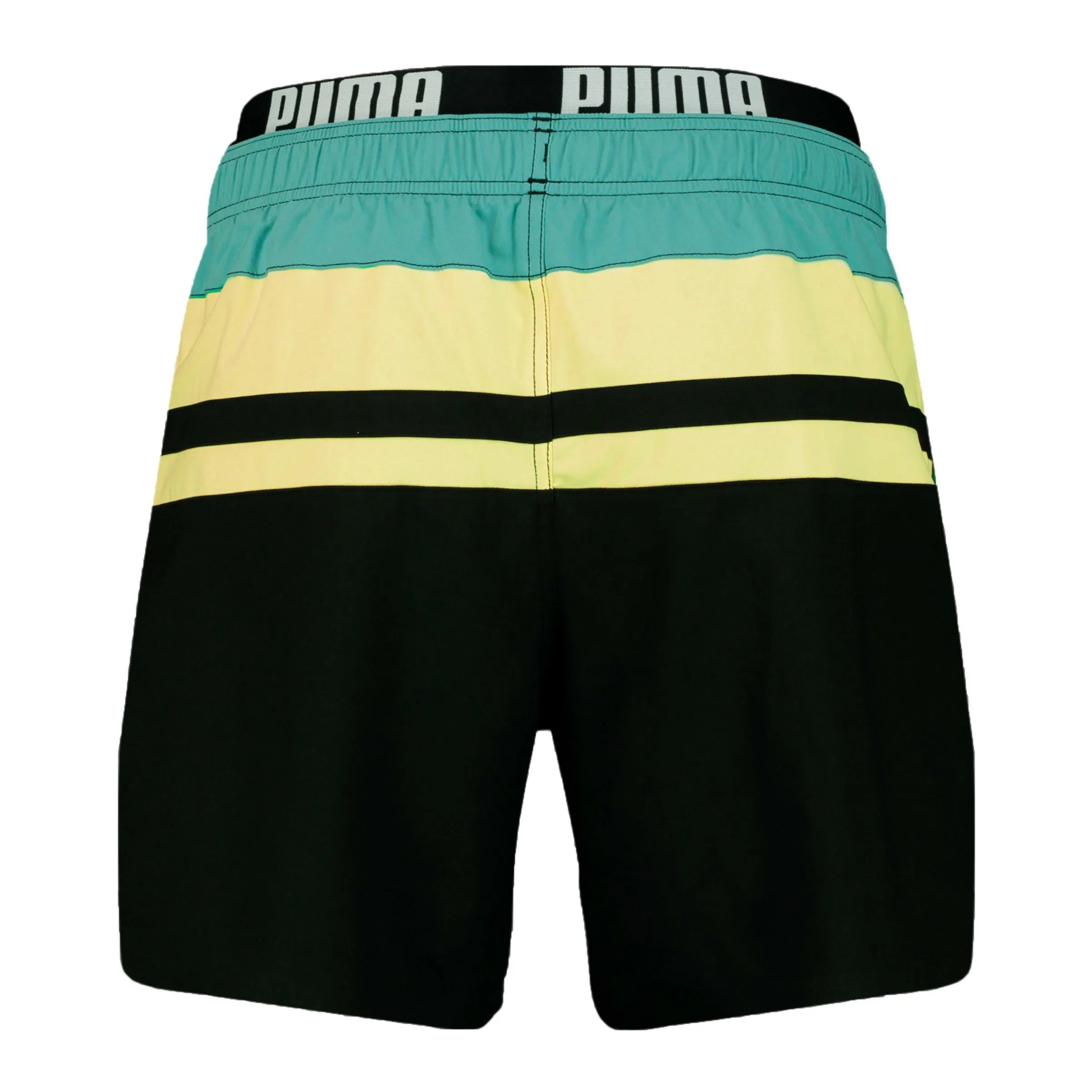 Short de bain mi-long PUMA Swim Heritage Stripe - Mineral bleu - Pu...