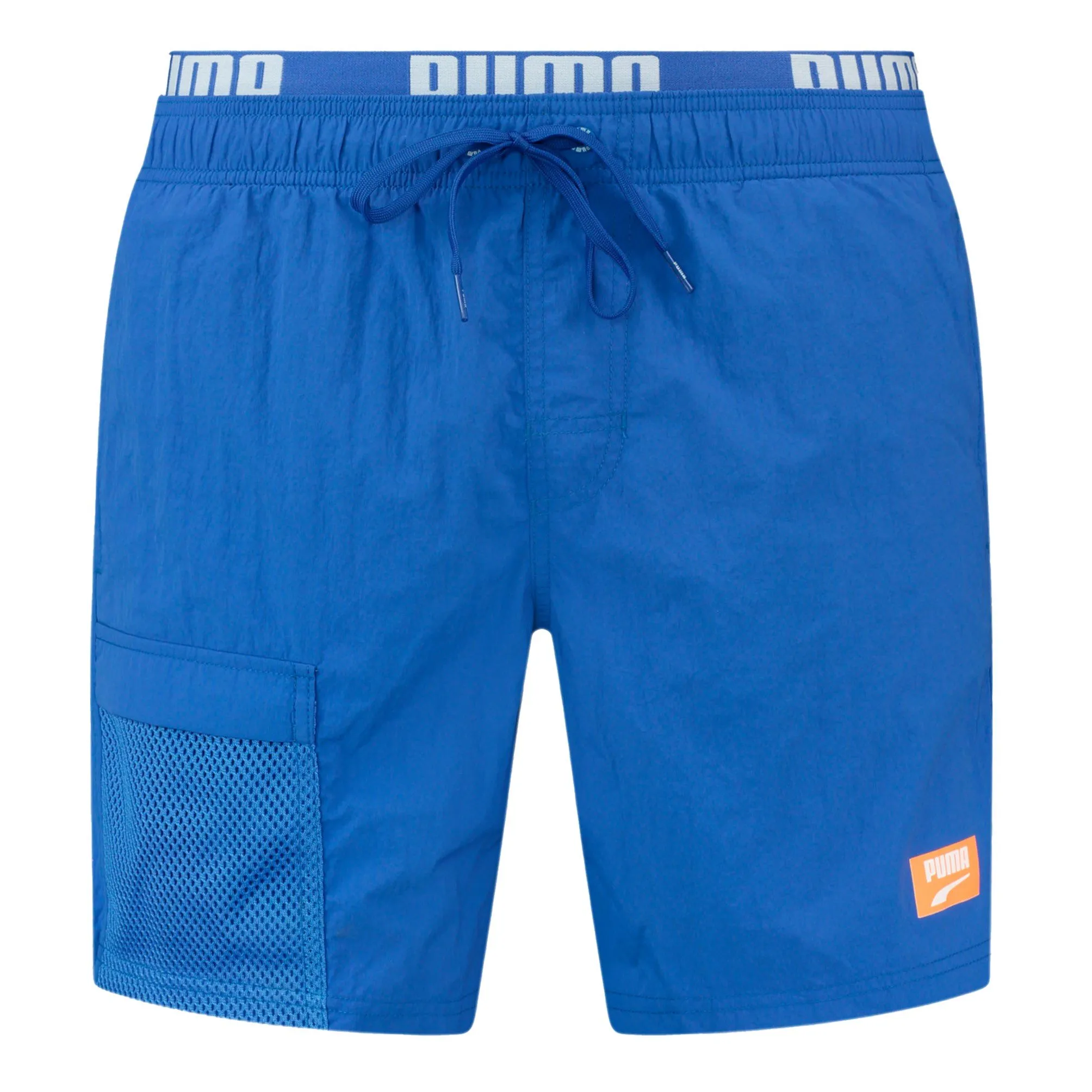 Short de bain mi-long PUMA Utility - bleu - Puma : vente short de b...