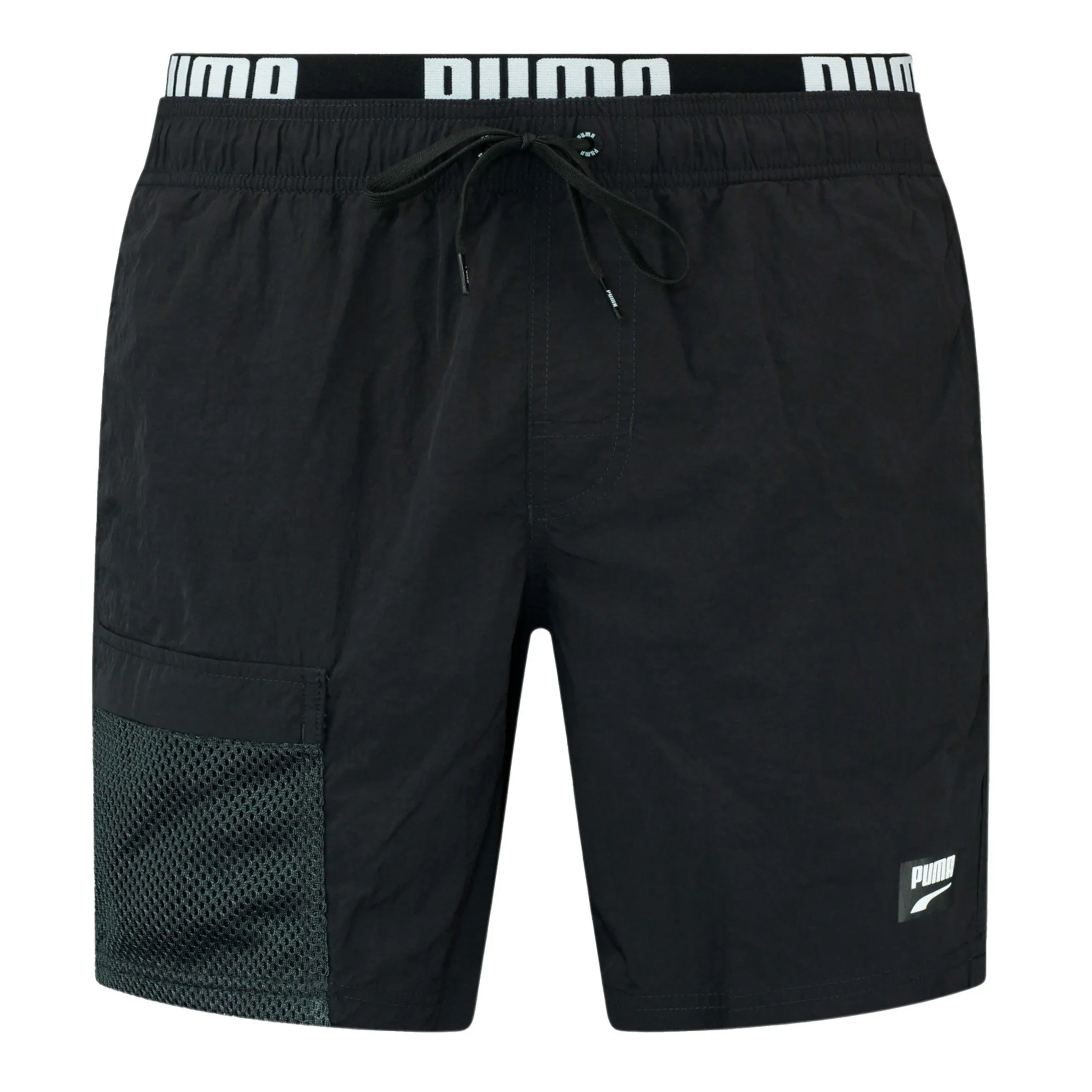 Short de bain mi-long PUMA Utility - noir - Puma : vente produits b...