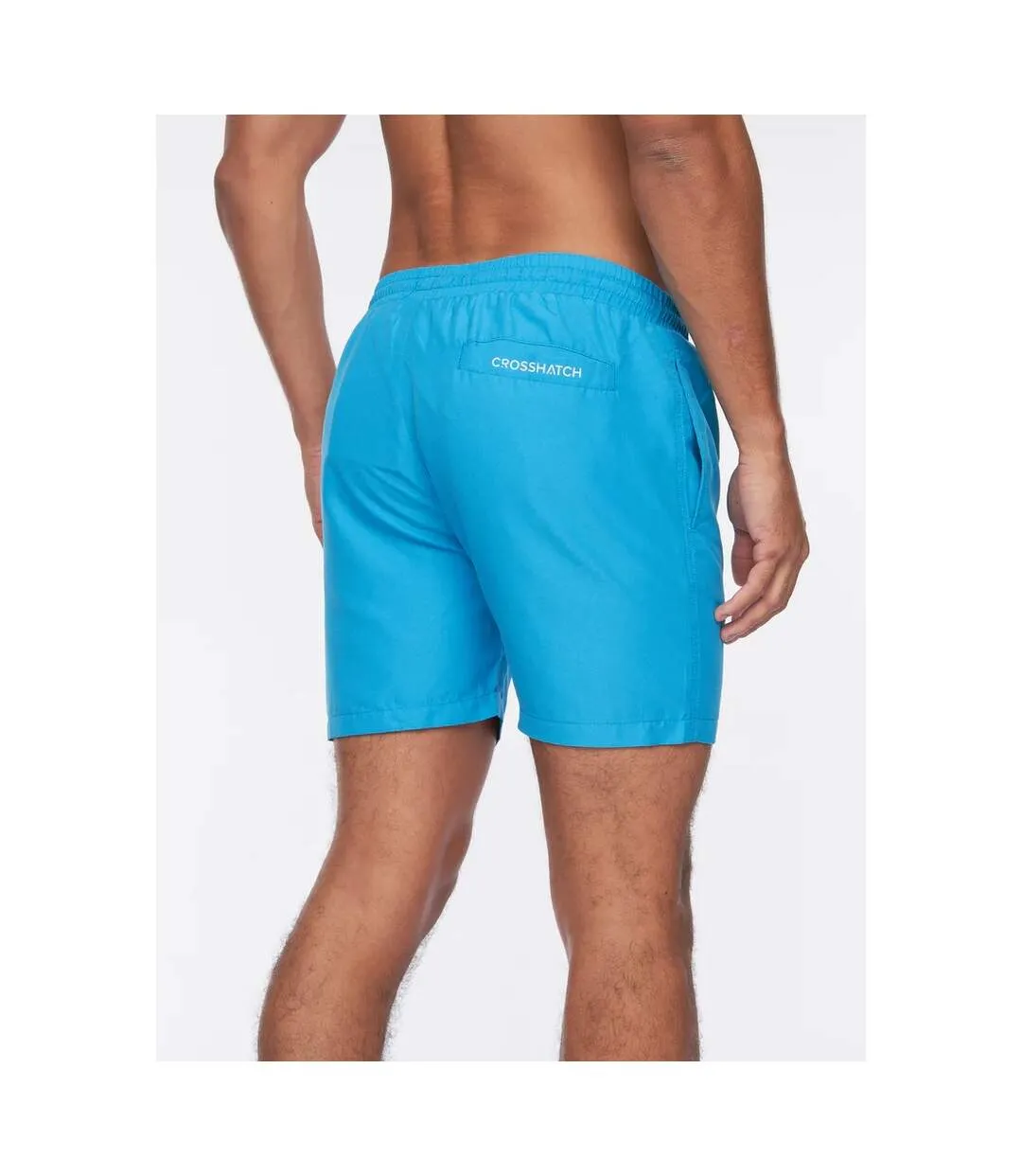 Short de bain swimlar homme bleu Crosshatch