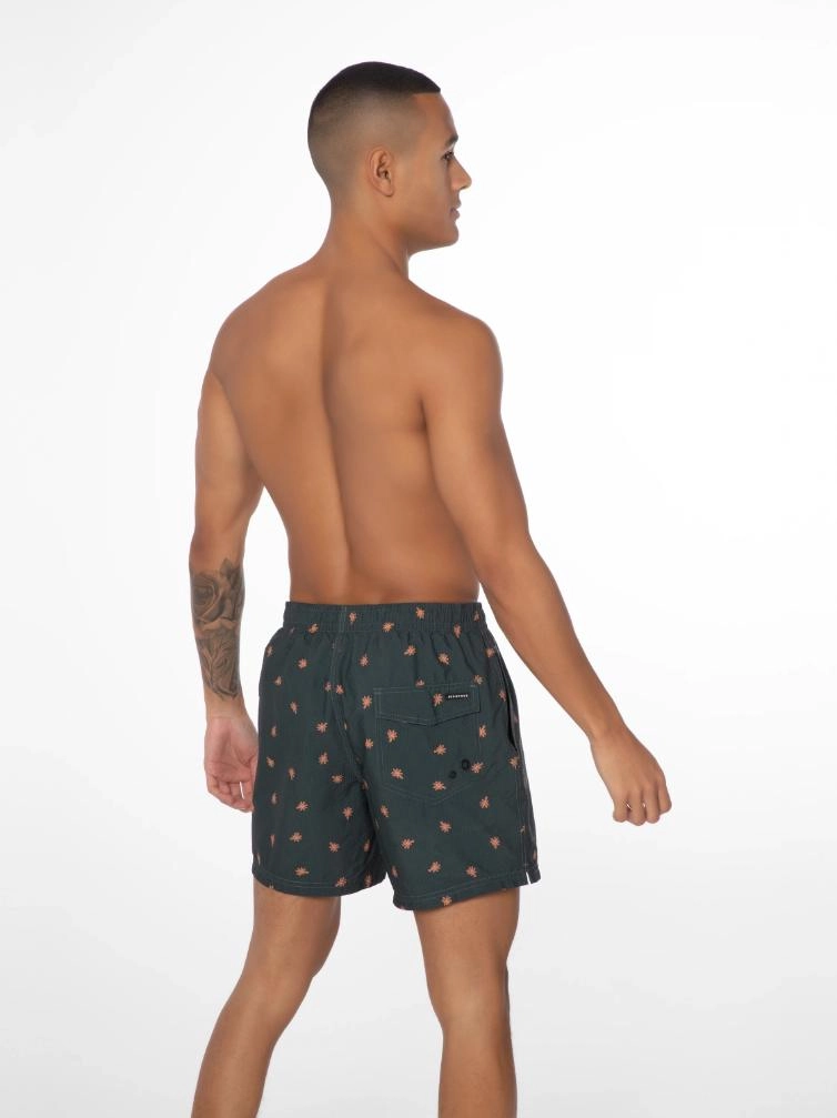 Short de Plage Protest Homme Aaiden Huntergreen