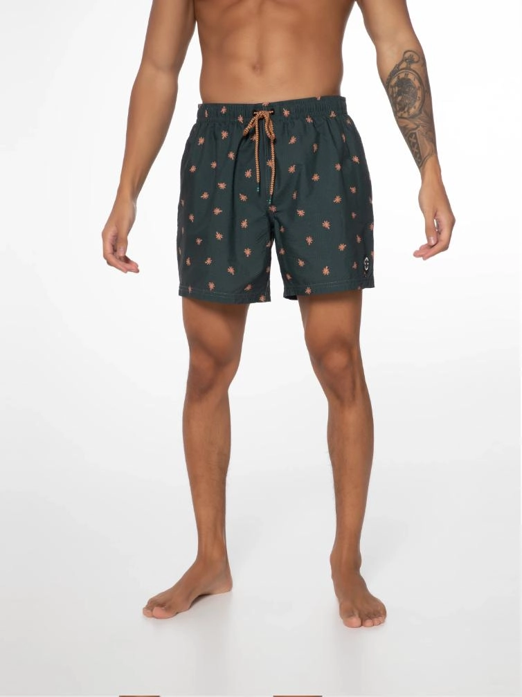 Short de Plage Protest Homme Aaiden Huntergreen