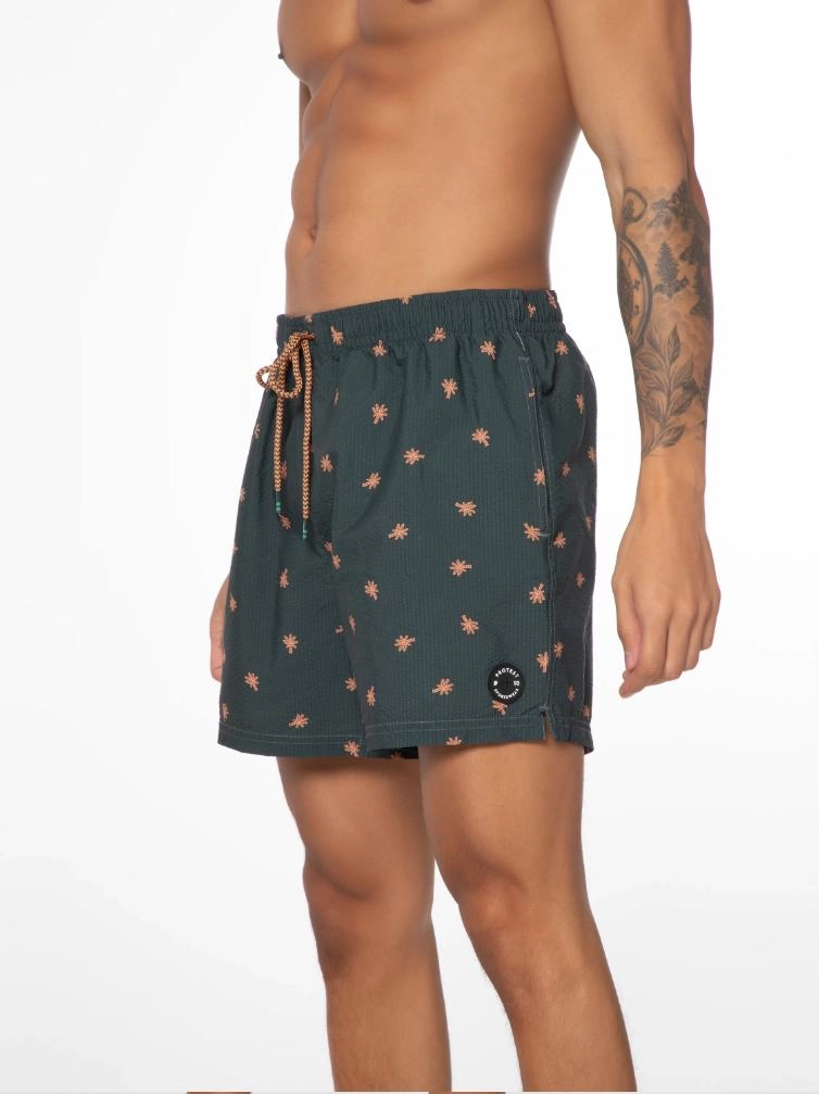 Short de Plage Protest Homme Aaiden Huntergreen