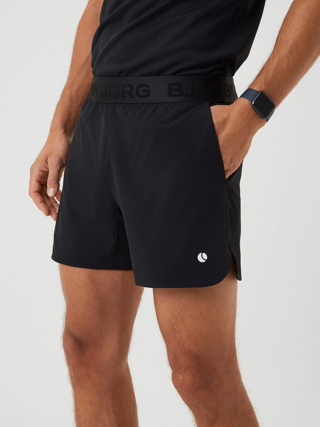 Short de Tennis Björn Borg Homme Ace Short Shorts Black Beauty