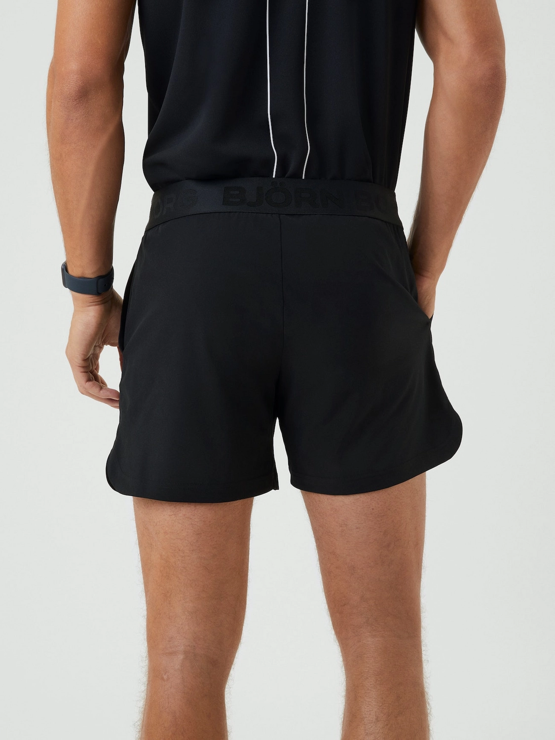 Short de Tennis Björn Borg Homme Ace Short Shorts Black Beauty