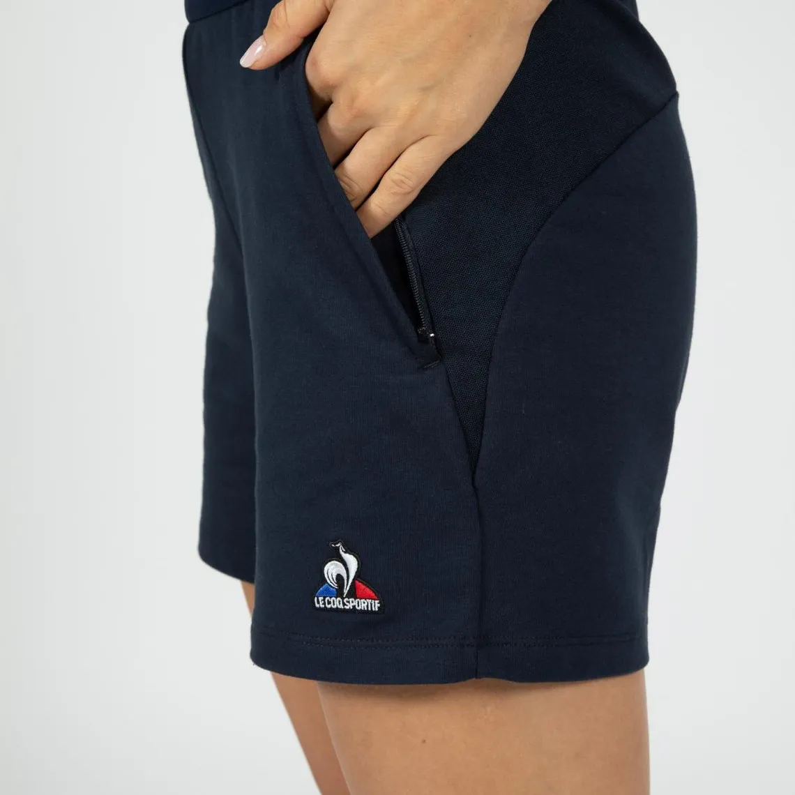 Short Femme TRAINING PERF Coton N°1 W sky capt bleu foncé | 3 Suisses