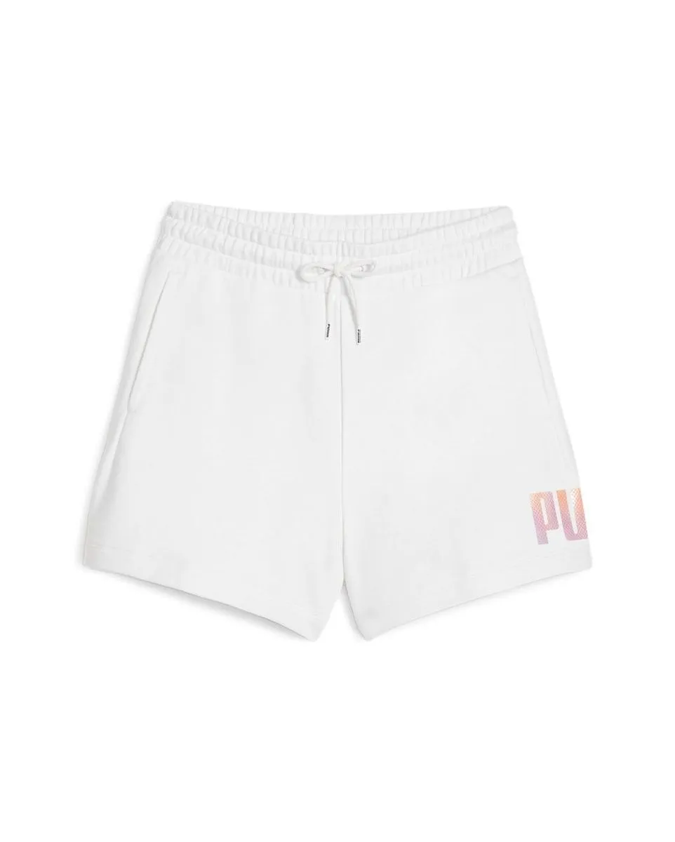 Short Femme W ESS+ SUMMR  5SHORT Blanc