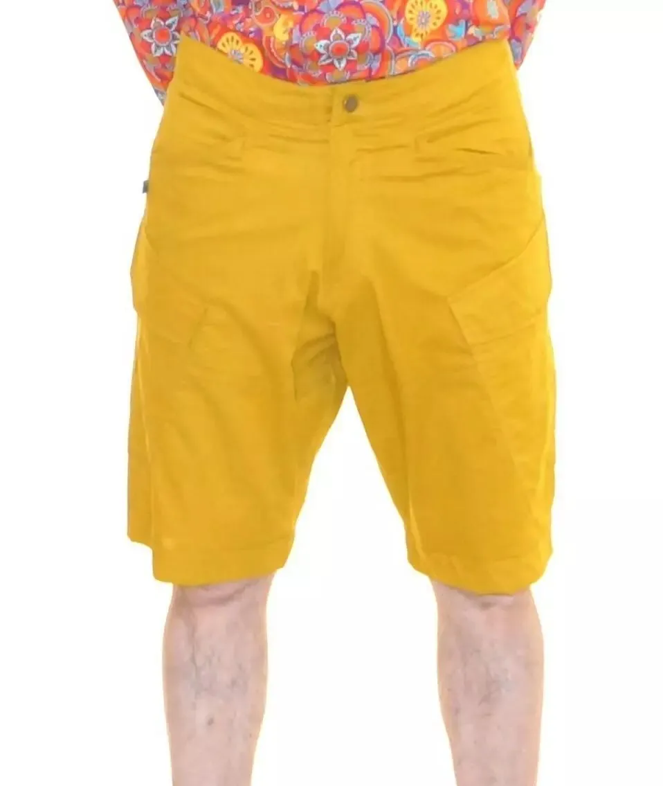 Short homme coton bio Kali Yog jaune