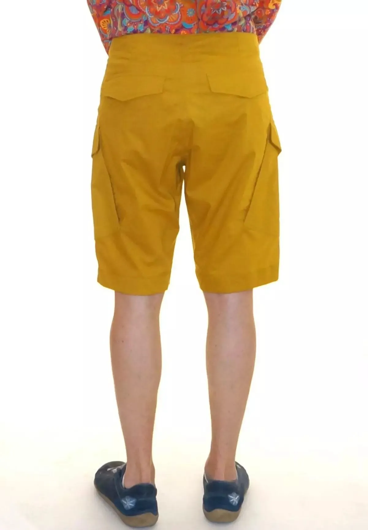 Short homme coton bio Kali Yog jaune