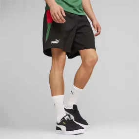 Short homme Puma Maroc 2024 Woven - Noir/Vert/Rouge - 777093 01