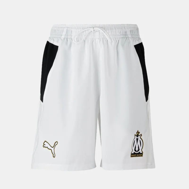 Short homme Puma Olympique de Marseille Africa 2024 Woven - Blanc/Aop