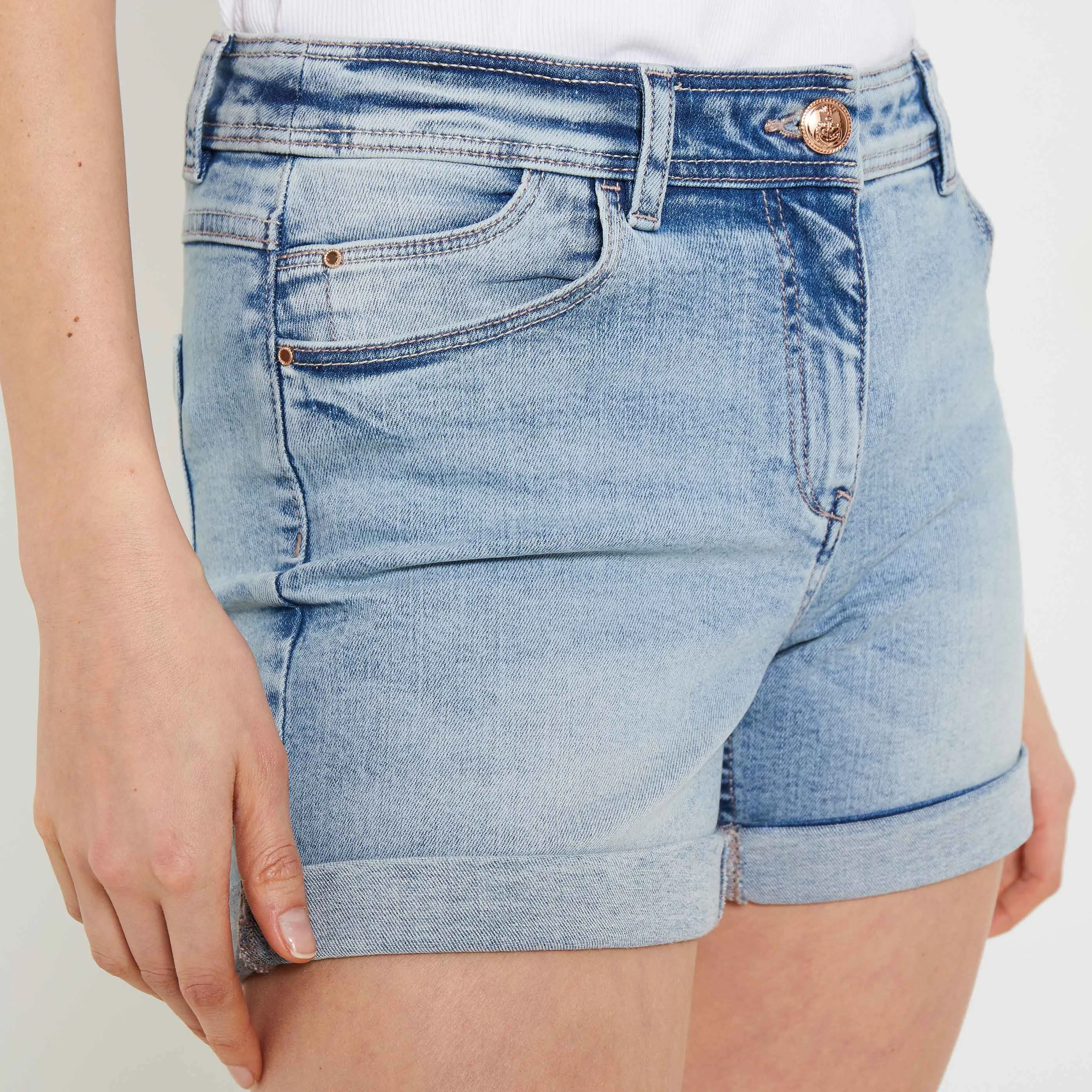 Short Jean femme