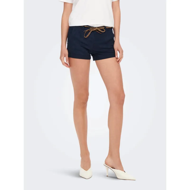 Short jogging linear bleu femme - Adidas | wimod