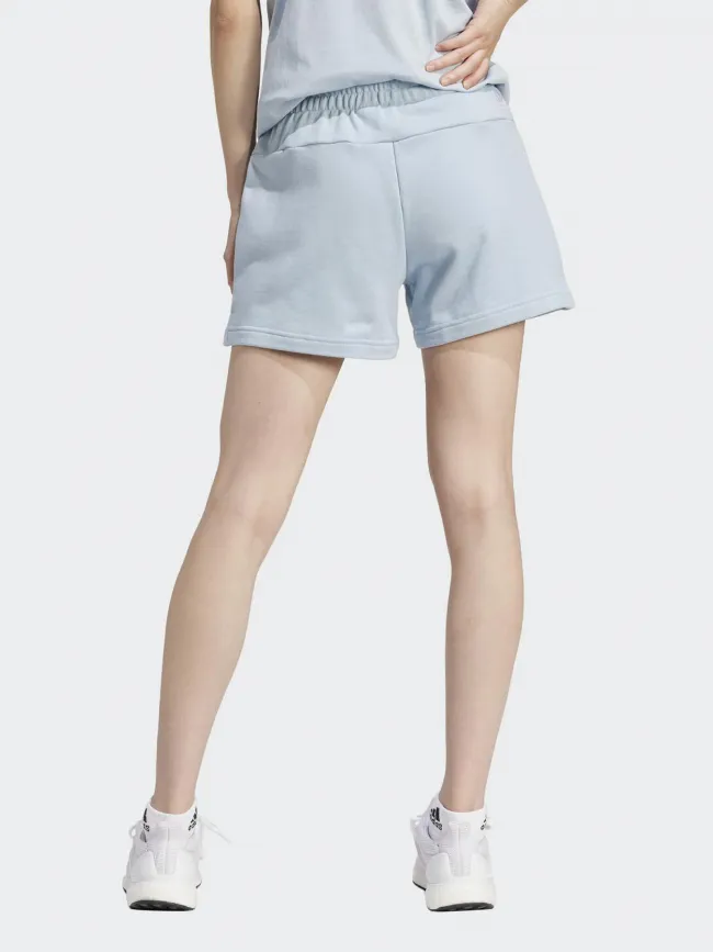 Short jogging linear bleu femme - Adidas | wimod