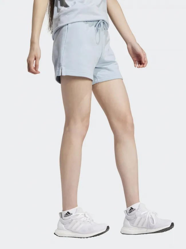 Short jogging linear bleu femme - Adidas | wimod