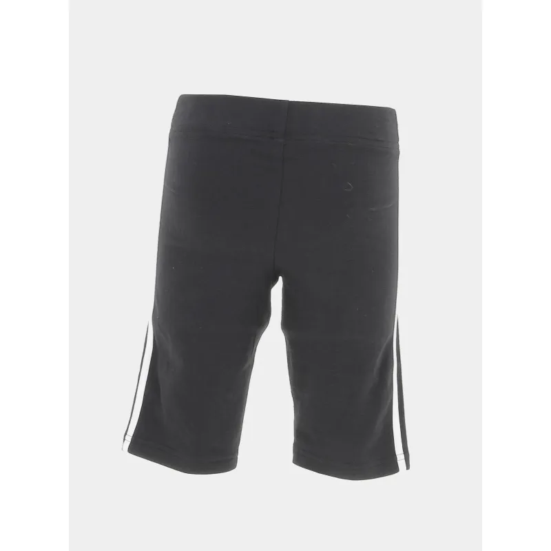 Short legging 3 bandes noir fille - Adidas | wimod