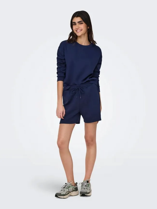 Short lounge bleu marine femme - Only | wimod