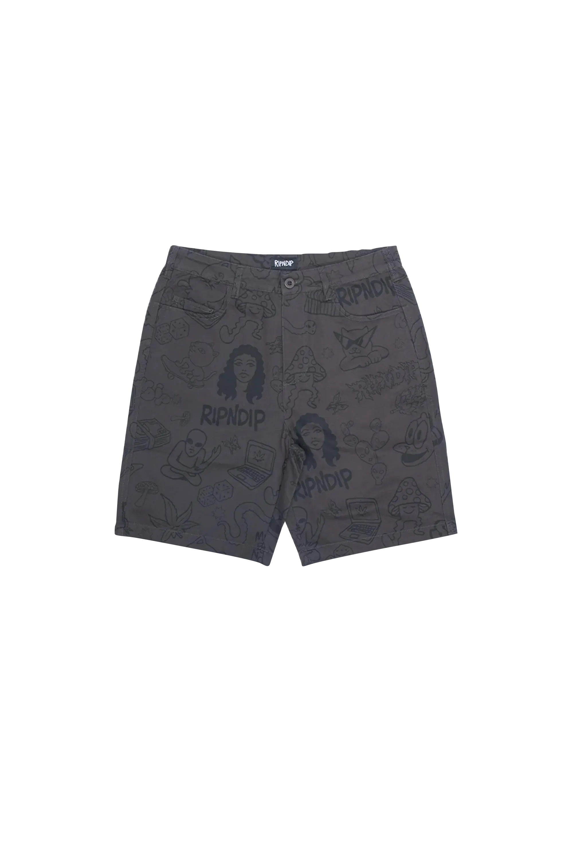 Short Marron Ripndip - Homme | Citadium