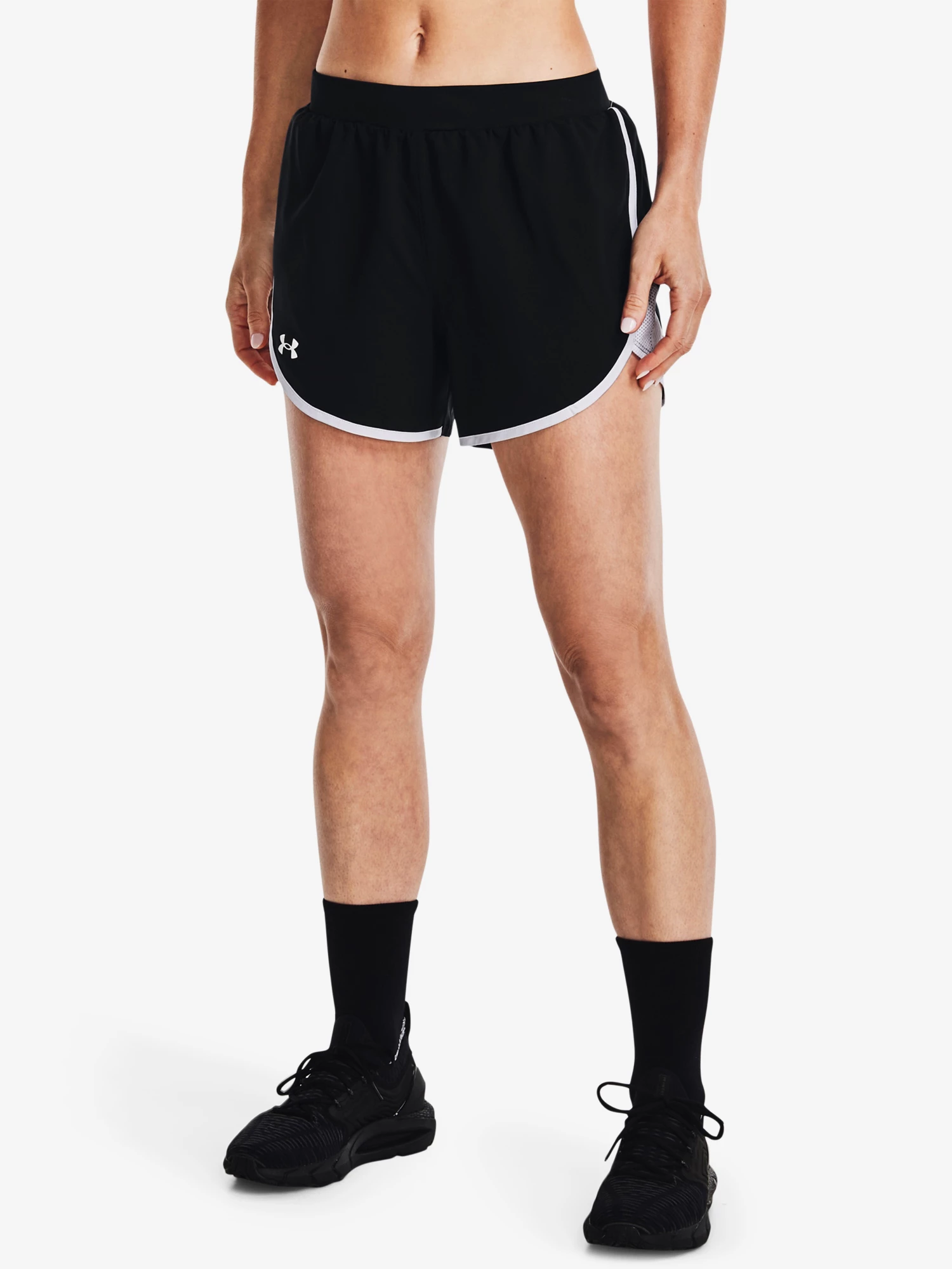 Short pour femme Under Armour  Fly By Elite 5'' Short-BLK