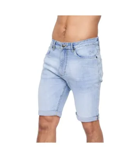 Short tonwin homme bleu clair délavé Crosshatch