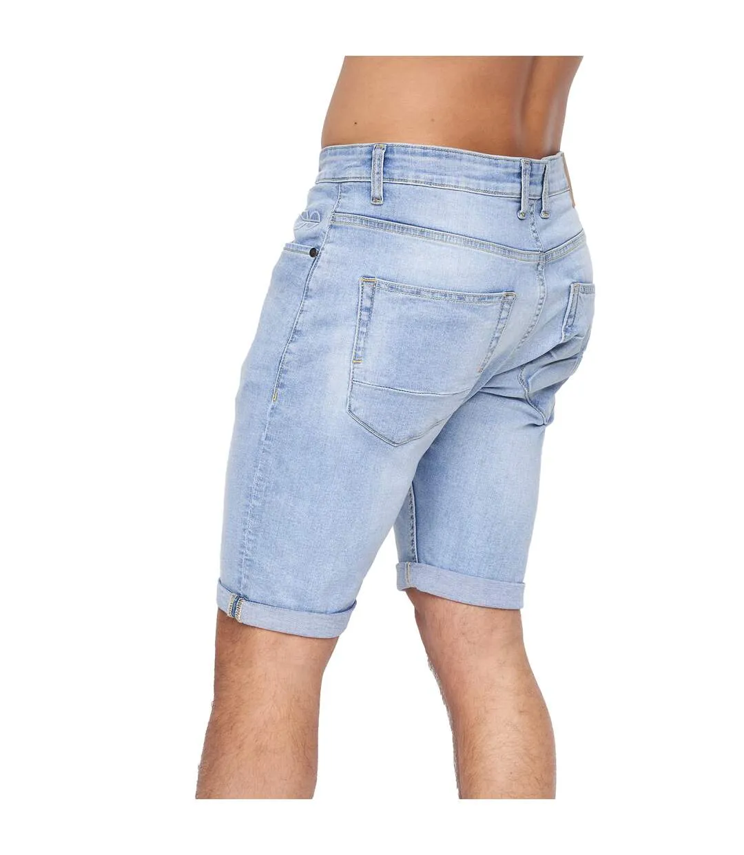 Short tonwin homme bleu clair délavé Crosshatch