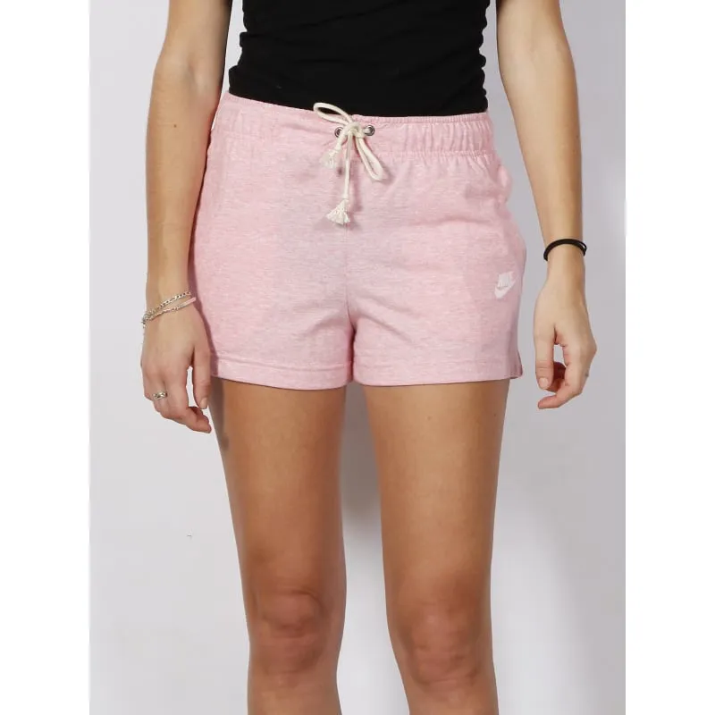 Short à pinces taille haute bleu marine femme - Molly Bracken | wimod